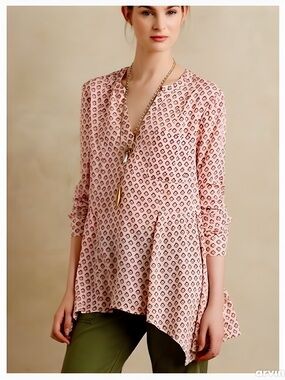 Anthropologie Maeve Laiken Henley Tunic